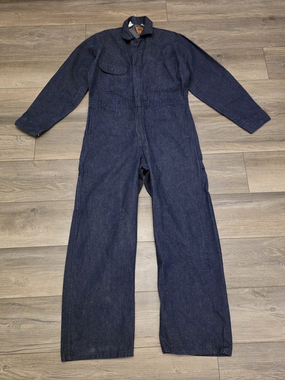 Wrangler Dark Blue Denim Coverall Jumpsuit